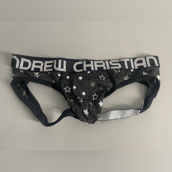 Andrew Christian Mesh Glam Jock Thong Large - Picture 1 of 3